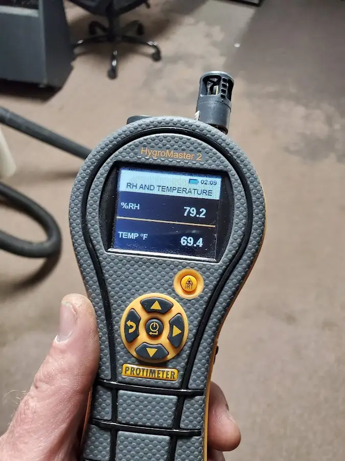 Moisture meter humidity assessment for Mold Remediation & Removal in Tewksbury